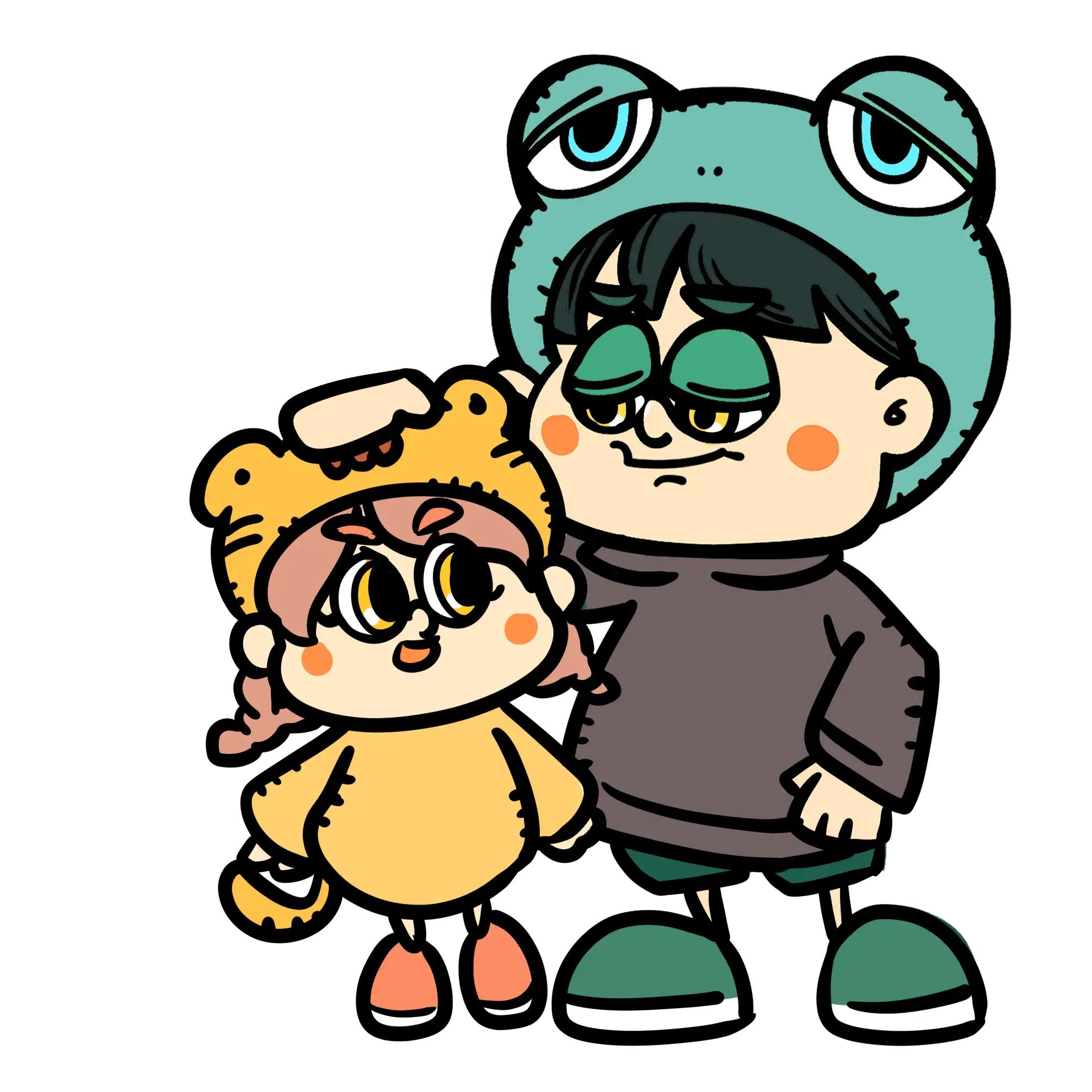 旦那様と娘が寄り添うイメージ