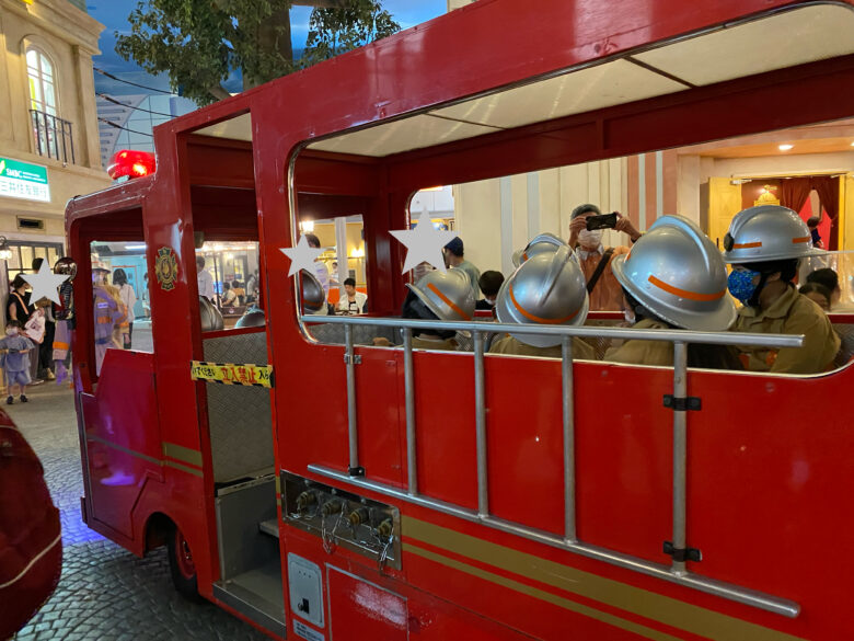 消防士のパピリオンに戻り、お仕事体験